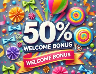 پاداش خوشامدگویی 50%