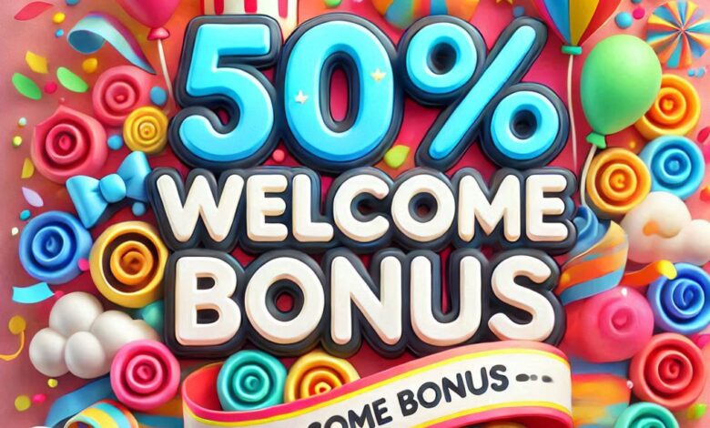 50% Welcome Bonus